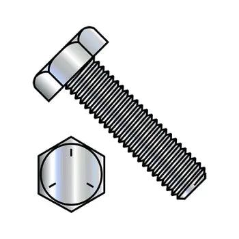 Bolts with locking washers for added stability-JFAST 31144BHT5 - 5/16-18X9  Hex Tap Bolt Grade 5 Fully Threaded Zinc, Case Quantity: 
100