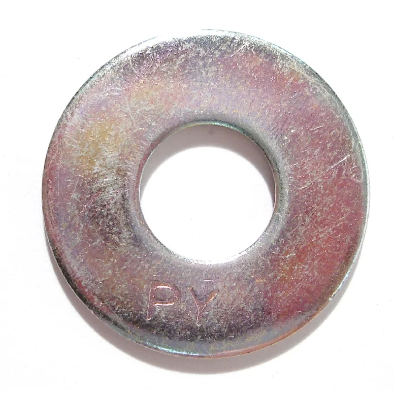 Washers for sealing and vibration dampening-1/2" x 9/16" x 1-3/8" Zinc Plated Grade 8 Steel USS Flat Washers