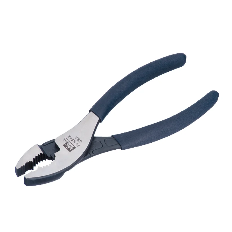 Industrial-grade pliers for factory and warehouse use-Ideal 35-100 Slip-Joint Pliers w/ Grip, 6 In