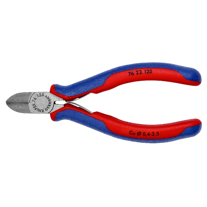 Pliers for plumbing repairs and installations-Knipex 76 22 125 5" Diagonal Cutters