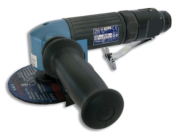 Angle grinders with safety guard for maximum protection during use-Pneumatic 5" Angle Grinder 125mm x 22mm (TOKU)