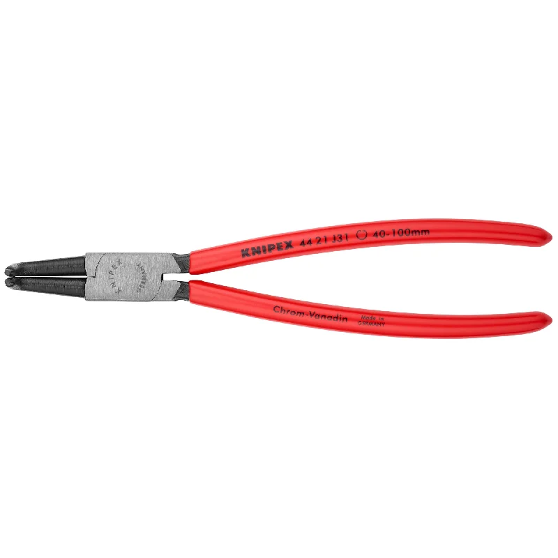 High-quality pliers for precise cutting-Knipex 44 21 J31 SBA 8 1/2" Internal 90° Angled Snap Ring Pliers-Forged Tips