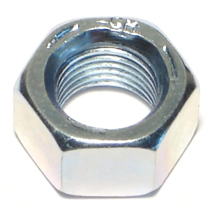 Heavy-duty lock nuts for industrial machinery-1/2"-20 Zinc Plated Grade 5 Steel Fine Thread Hex Nuts