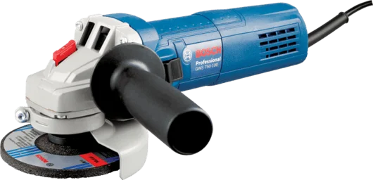 Cordless angle grinders with lithium-ion batteries for longer use-Bosch Angle Grinder, 100mm, 750W, GWS750-100 Professional