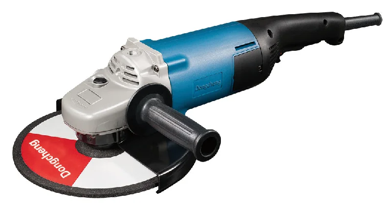 Angle grinders with tool-free guard adjustment for convenience-DONGCHENG ANGLE GRINDER, 7", 2200W