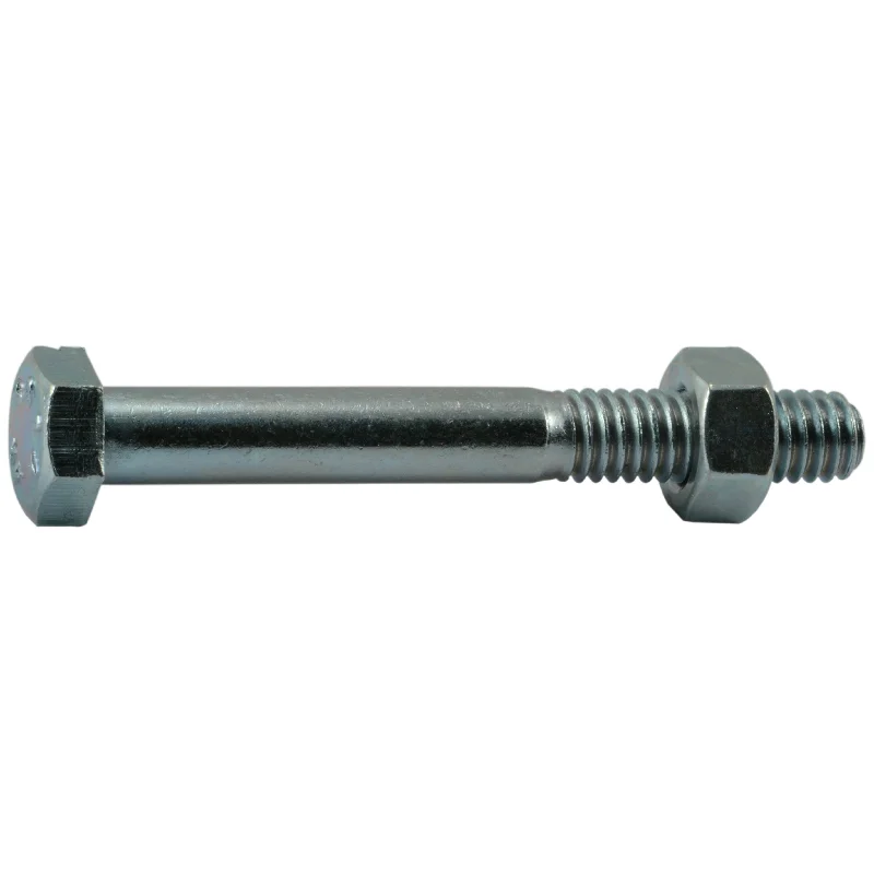 Industrial bolts for use in construction machinery-5/16"-18 x 2-1/2" Zinc Plated Grade 2 / A307 Steel Coarse Thread Hex Bolts