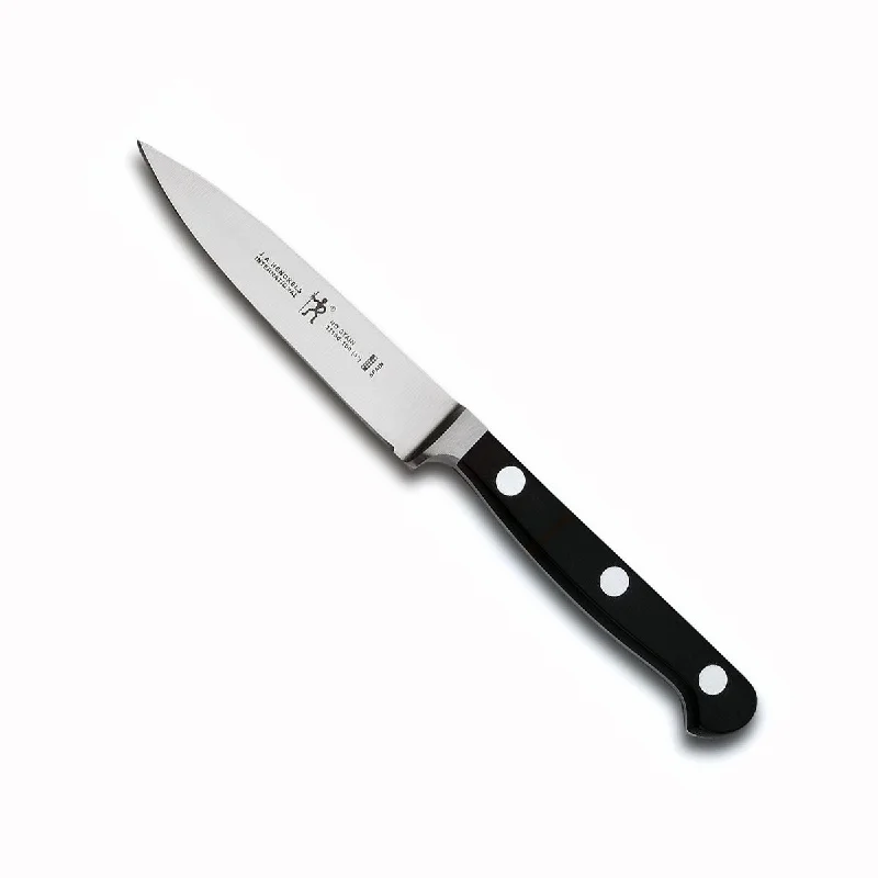 Utility knives with anti-slip rubber handles for secure handling-Henckels Int'l Classic - 4" Parer/Utility Knife