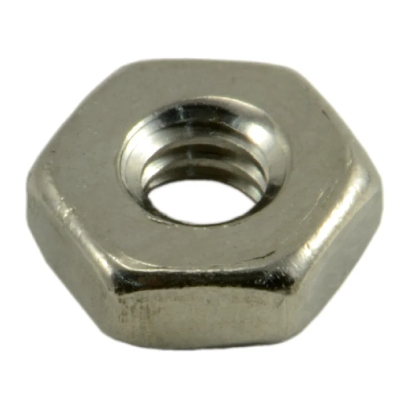 Flush nuts for smooth, low-profile applications-#2-56 18-8 Stainless Steel Coarse Thread Hex Nuts