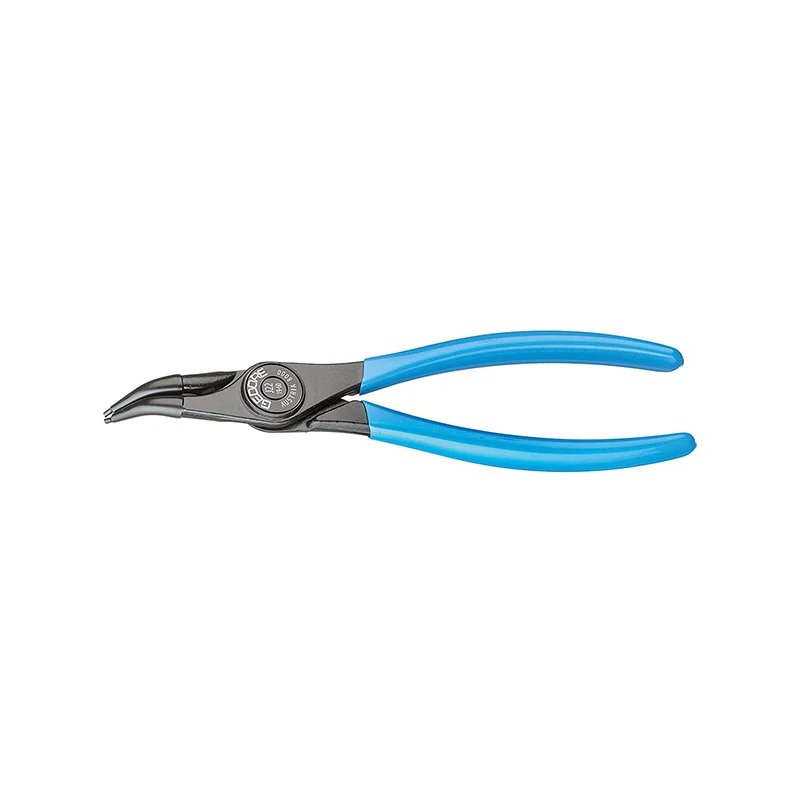 Pliers for gripping, pulling, and twisting small objects-Gedore 2015005 8000 J 32 Circlip pliers for internal retaining rings, angled 45 degrees, 40-100 mm