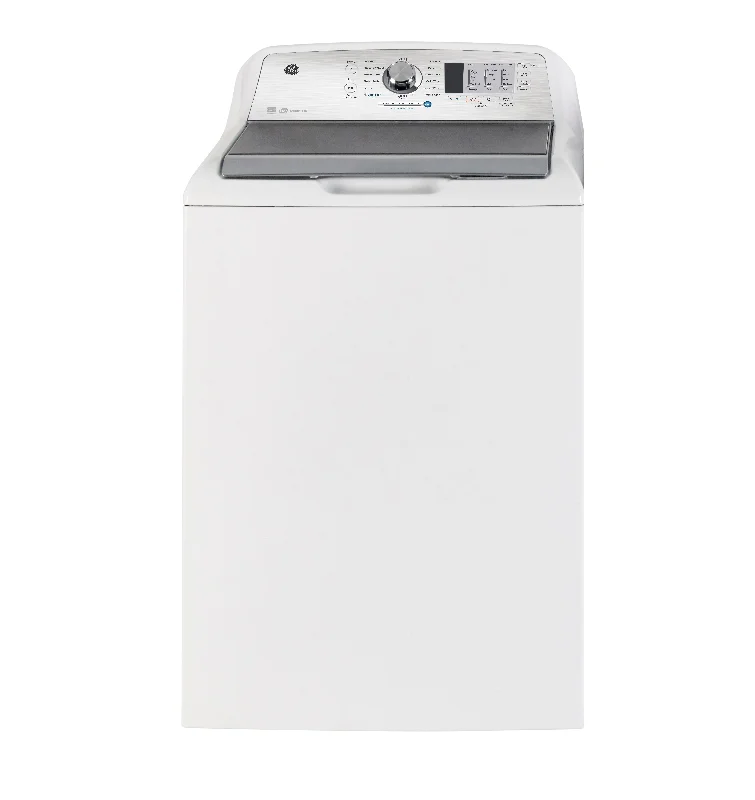 Washers for machine assembly and construction-GE White Top-Load Washer with SaniFresh (5.2 Cu. Ft.) - GTW685BMRWS