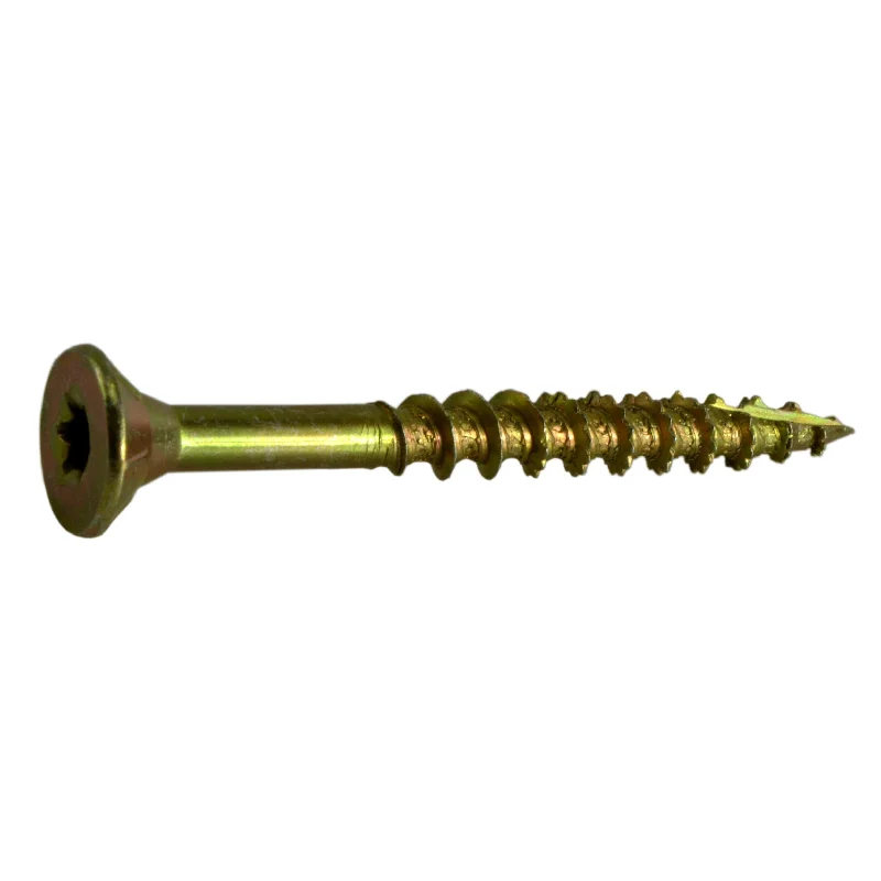 Multi-purpose screws for general fastening needs-#12 x 2-1/4" Zinc Plated Steel Star Drive Interior Nibs Bugle Head Wood Screws