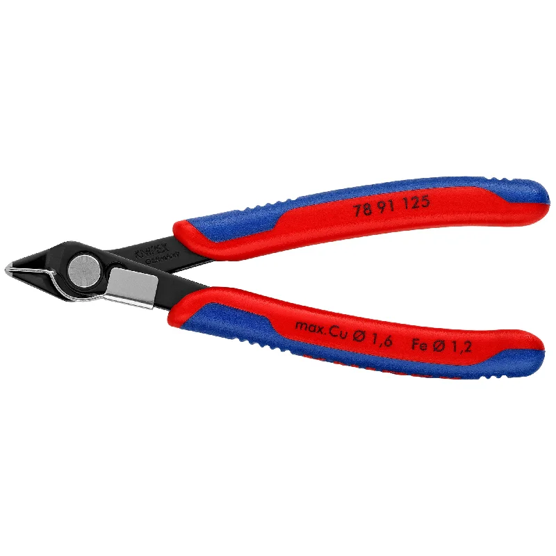 Multi-use pliers for gardening and outdoor tasks-Knipex 78 91 125 5" Electronics Super Knips®