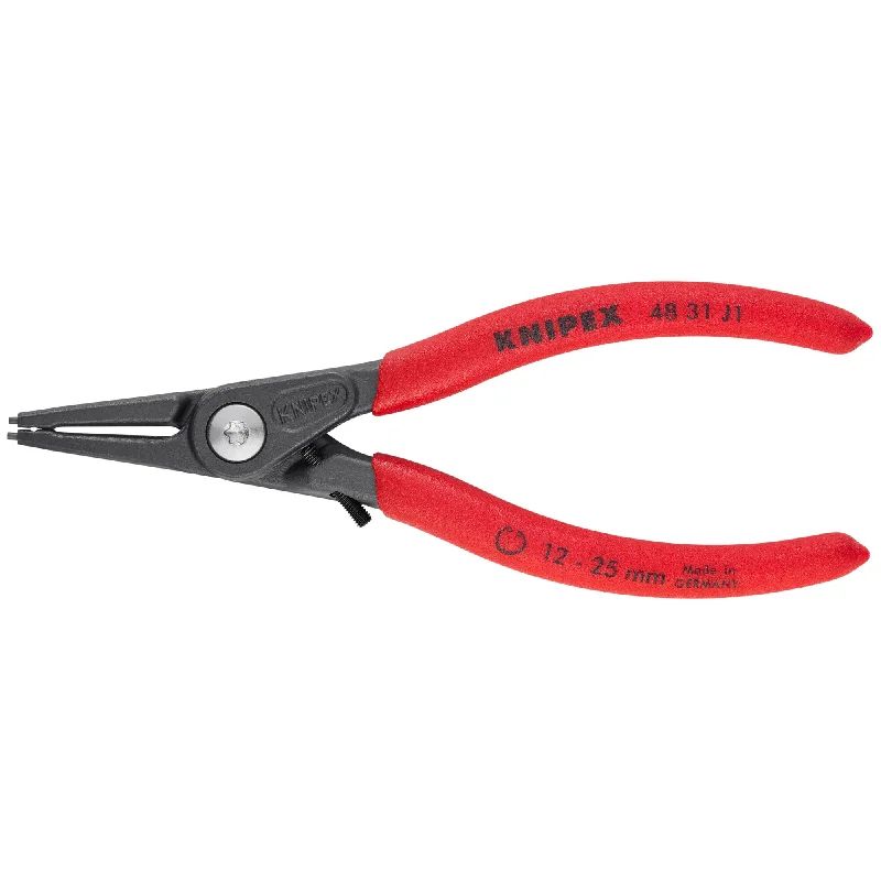 Precision pliers for detailed work-Knipex 48 31 J1 5 1/2" Internal Precision Snap Ring Pliers-Limiter