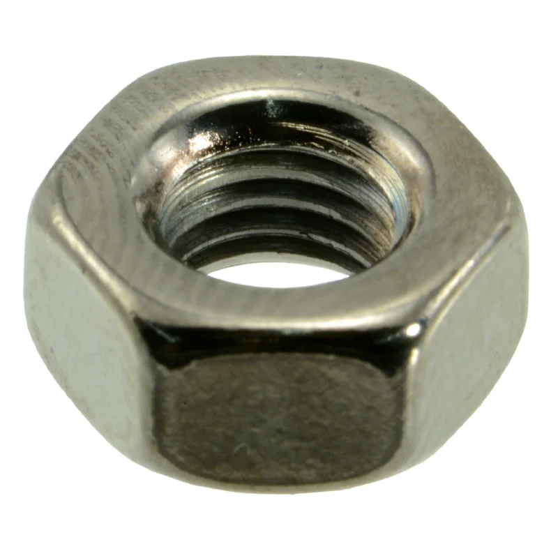 Anti-corrosion coated nuts for marine and outdoor use-1/4"-28 Black Chrome Plated Steel Fine Thread Hex Nuts