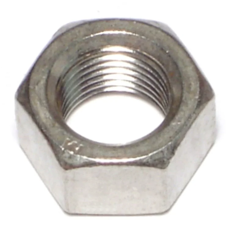 Serrated flange nuts for secure grip-1/2"-20 18-8 Stainless Steel Fine Thread Hex Nuts