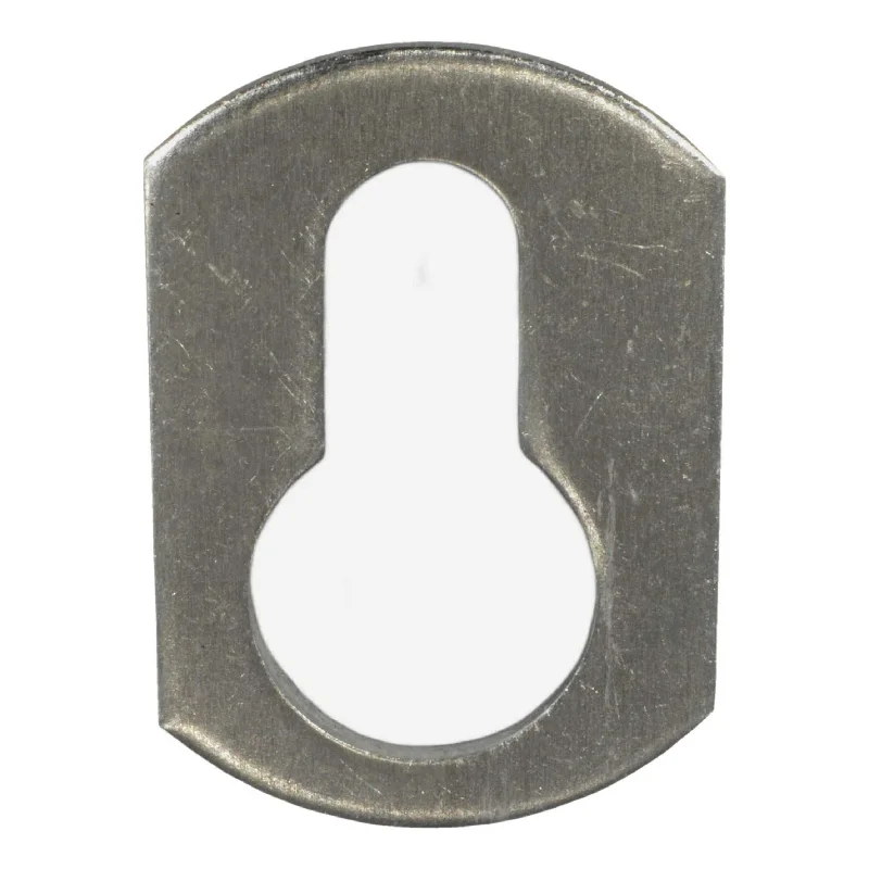 Teflon washers for chemical resistance-1/4" x 11/32" x 5/8" Aluminum Key Hole Washers