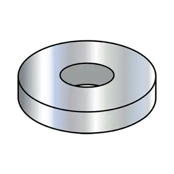 Hexagonal washers for mechanical fastening-JFAST 37WSAE - 3/8" SAE Flat Washers, Steel, Zinc, Case Quantity: 25000