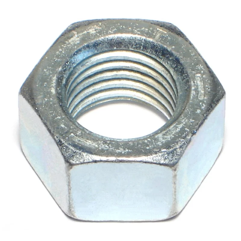 Forged nuts for structural integrity-1"-8 Zinc Plated Grade 5 Steel Coarse Thread Hex Nuts