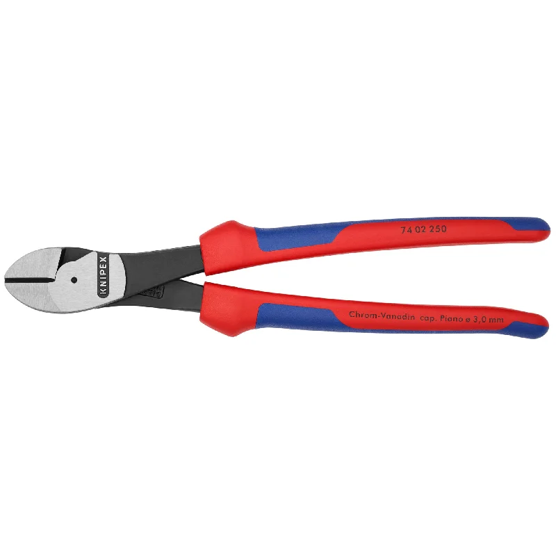 Heavy-duty channel lock pliers for tough jobs-Knipex 74 02 250 SBA 10" High Leverage Diagonal Cutters