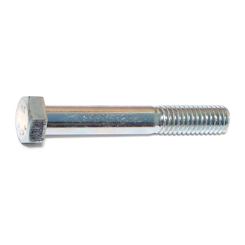 Lock bolts for vibration resistance-3/8"-16 x 2-1/2" Zinc Plated Grade 2 / A307 Steel Coarse Thread Hex Bolts