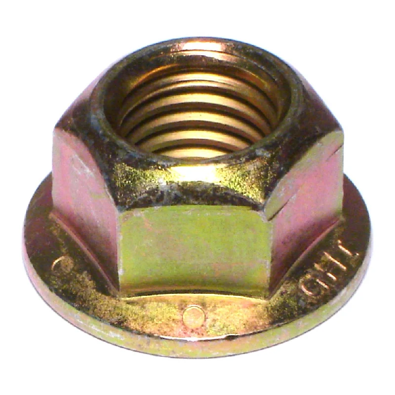 Coupling nuts for pipe and tube connections-3/4"-10 Zinc Plated Grade 8 Steel Coarse Thread Flange Nuts Bolts