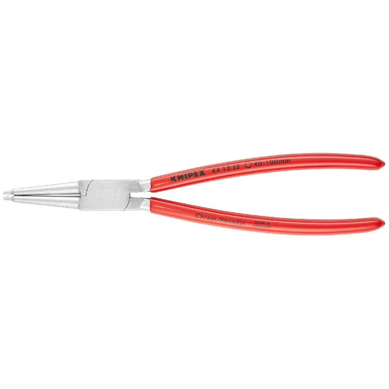 Pliers for home DIY projects and repairs-Knipex 44 13 J3 8 3/4" Internal Snap Ring Pliers-Forged Tips