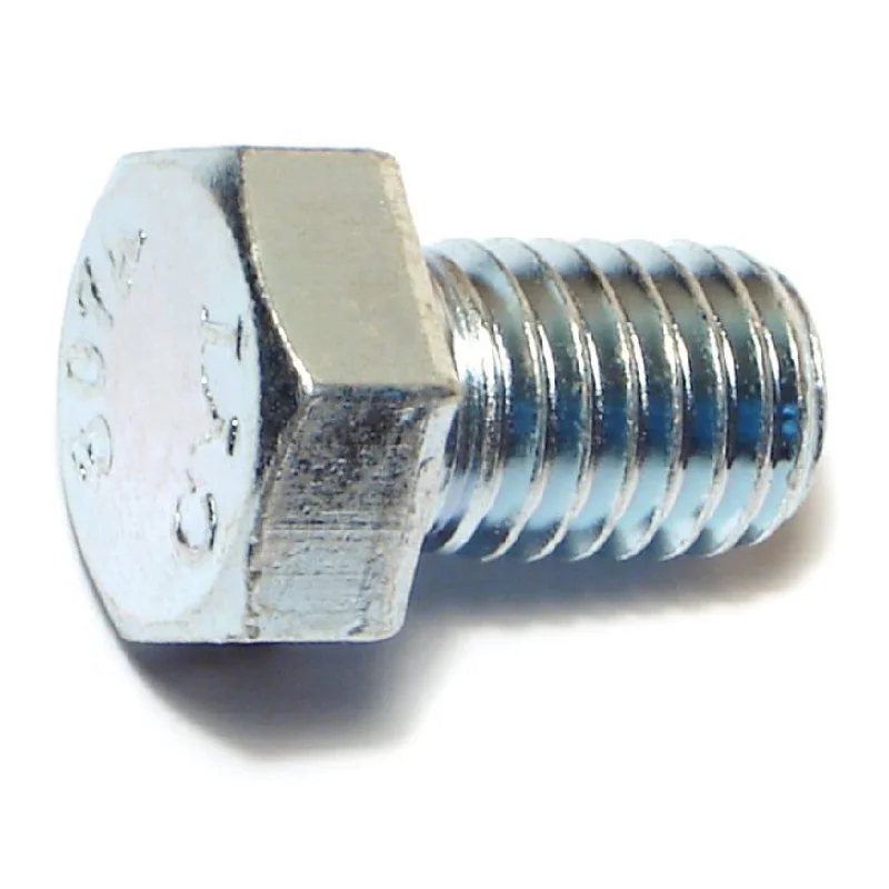 Bolts for securing HVAC equipment in place-1/2"-13 x 3/4" Zinc Plated Grade 2 / A307 Steel Coarse Thread Hex Bolts