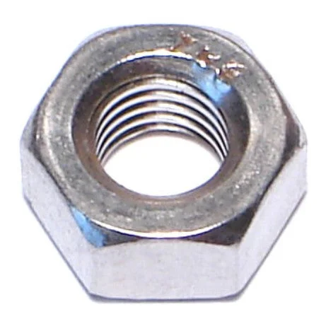 Low-head nuts for tight spaces-1/4"-28 18-8 Stainless Steel Fine Thread Hex Nuts