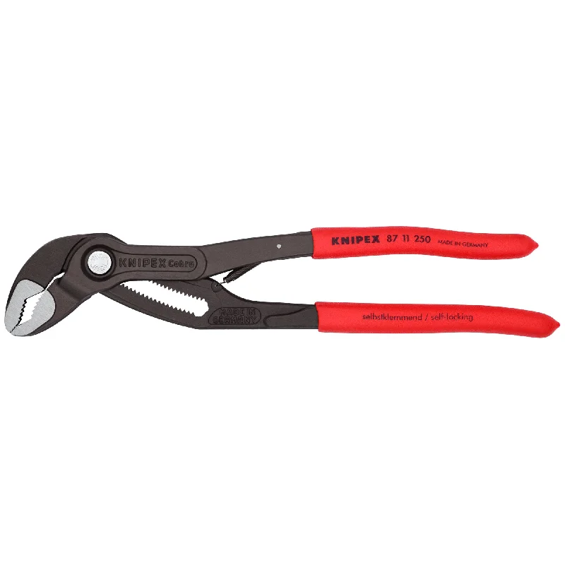 Pliers with durable steel construction for lasting performance-Knipex 87 11 250 10" Cobra®…matic Water Pump Pliers