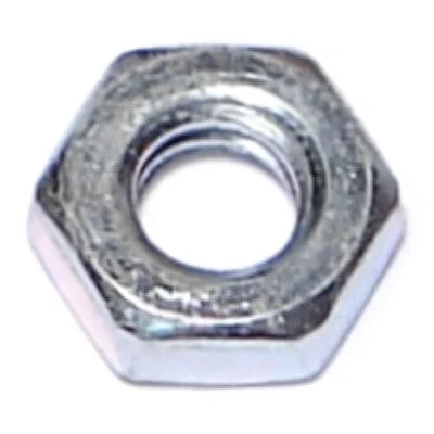 High-strength nuts for construction machinery-1/4"-20 x 1/2" Zinc Plated Steel Coarse Thread Hex Jam Nuts