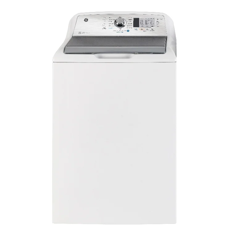 Washers for securing plumbing fittings-GE White Top-Load Washer (5.3 Cu. Ft.) - GTW680BMRWS