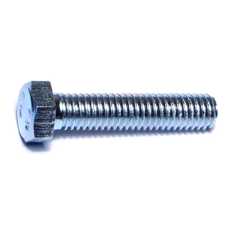 Bolts with anti-loosening features for security-3/8"-16 x 1-3/4" Zinc Plated Grade 2 / A307 Steel Coarse Thread Hex Bolts