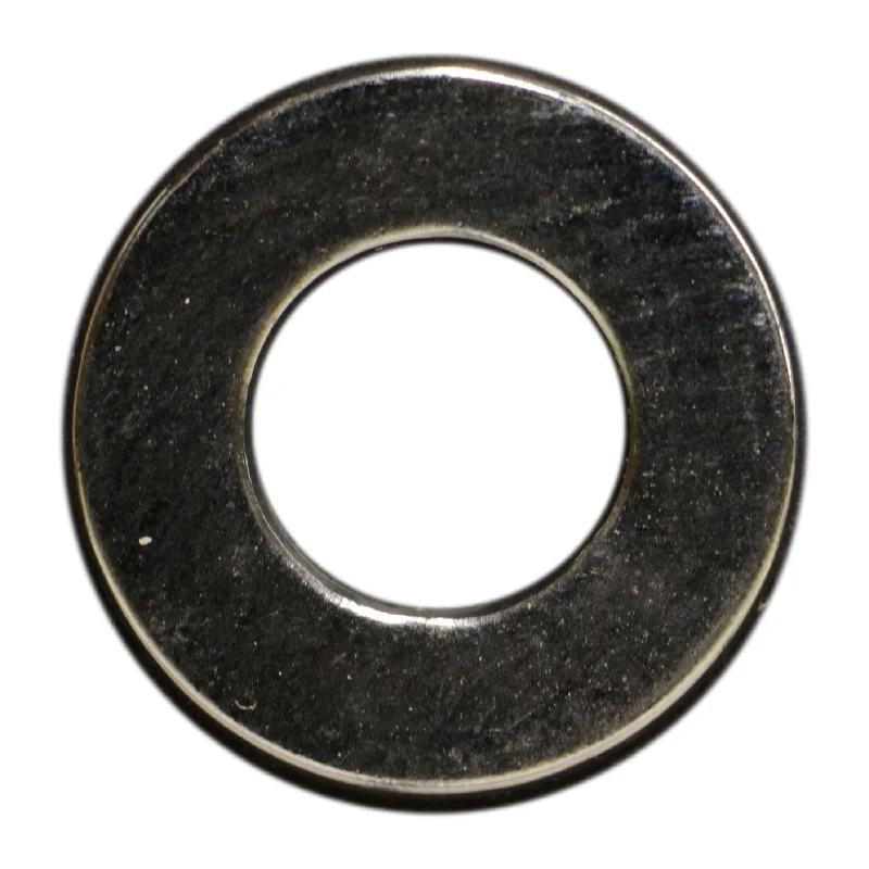 Stainless steel lock washers for secure fastening-#10 x 13/64" x 7/16" Polished 18-8 Stainless Steel USS Flat Washers (15 pcs.)