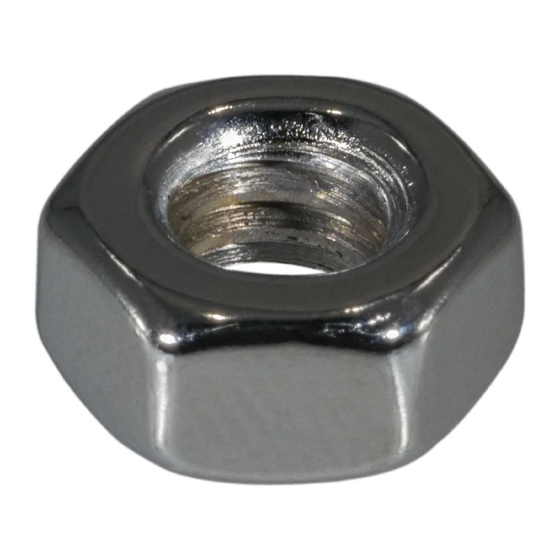 Hex nuts with washers for complete fastening-1/4"-20 Chrome Plated Grade 5 Steel Coarse Thread Hex Nuts