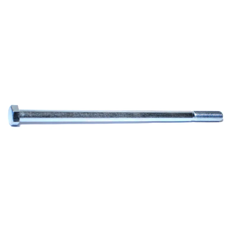 Bolts for fixing electrical conduit to walls-1/2"-13 x 10" Zinc Plated Grade 2 / A307 Steel Coarse Thread Hex Bolts