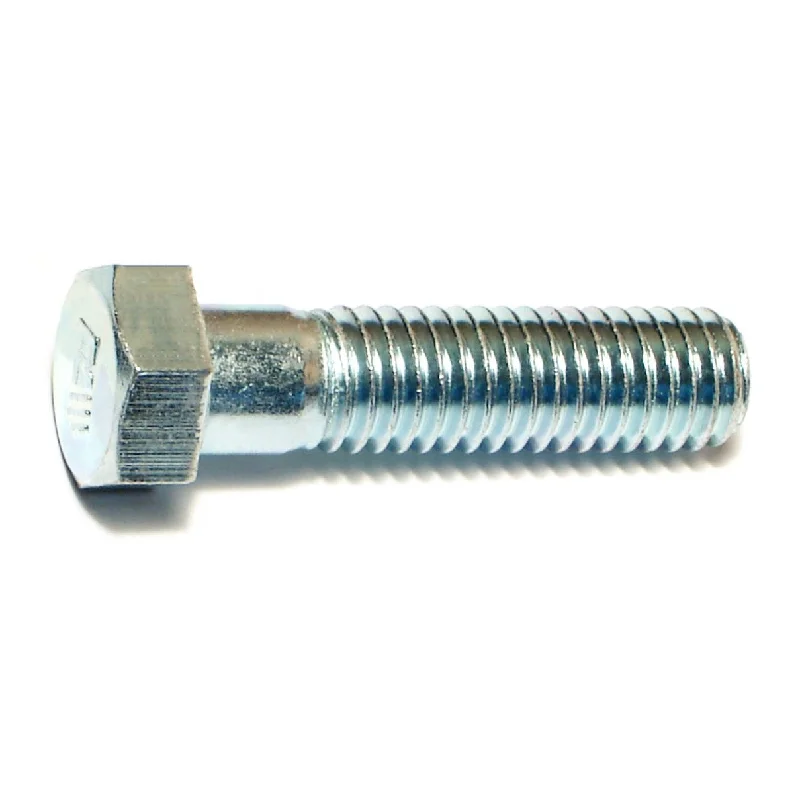 Bolts with tamper-proof designs for security-7/16"-14 x 1-3/4" Zinc Plated Grade 2 / A307 Steel Coarse Thread Hex Bolts