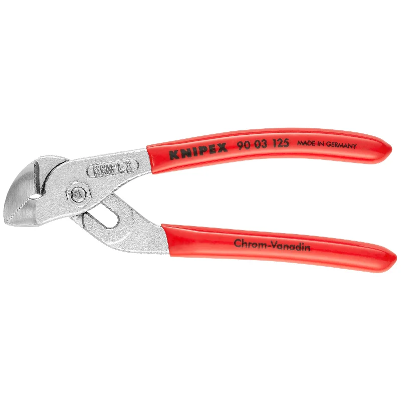 Pliers for auto repair with high clamping force-Knipex 90 03 125 5" Mini Water Pump Pliers-Slip Joint