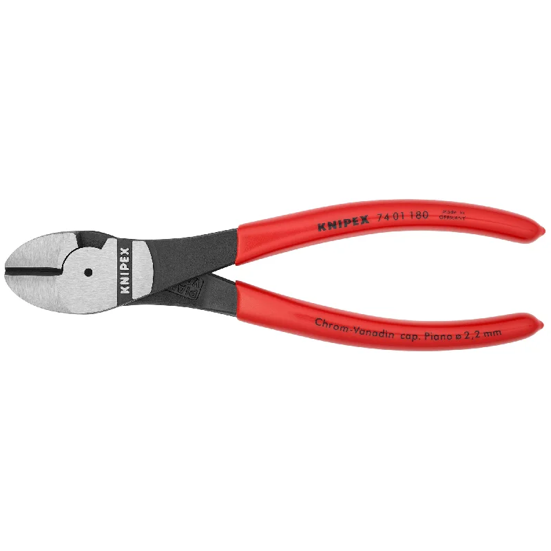 Pliers for crimping, cutting, and bending wires-Knipex 74 01 180 SBA 7 1/4" High Leverage Diagonal Cutters