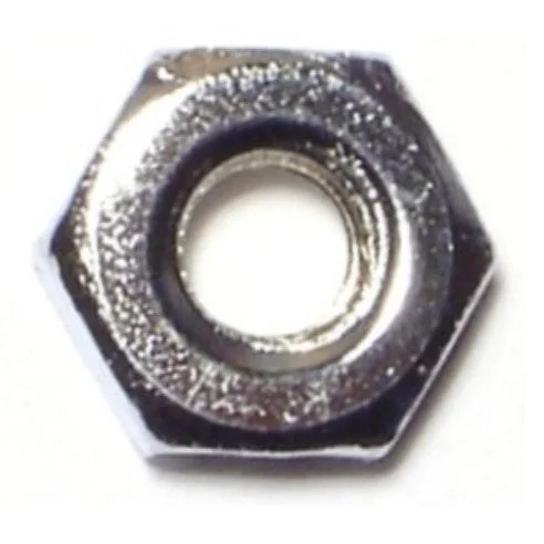 Anti-vibration nuts for secure machinery fastening-#10-24 Steel Coarse Thread Finished Hex Nuts