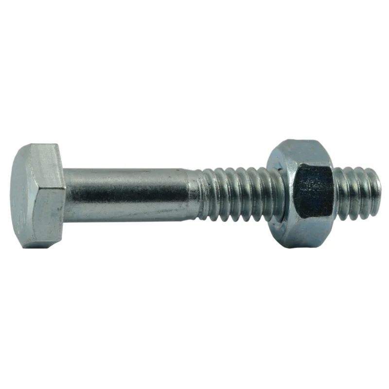 Bolts for affixing outdoor signage-1/4"-20 x 1-1/2" Zinc Plated Grade 2 / A307 Steel Coarse Thread Hex Bolts