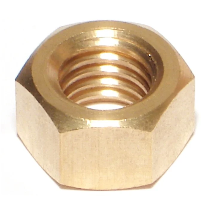 Wing nuts for easy hand-tightening-1/2"-13 Brass Coarse Thread Finished Hex Nuts