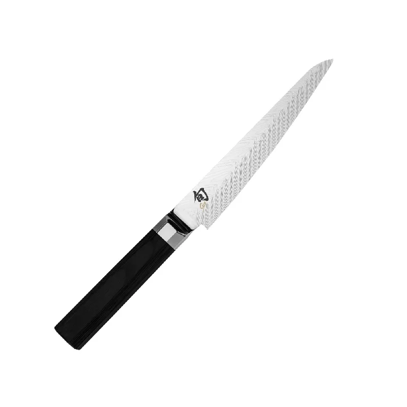 Comfortable grip utility knives for everyday use-Shun Dual Core - 6" Utility/Butcher Knife