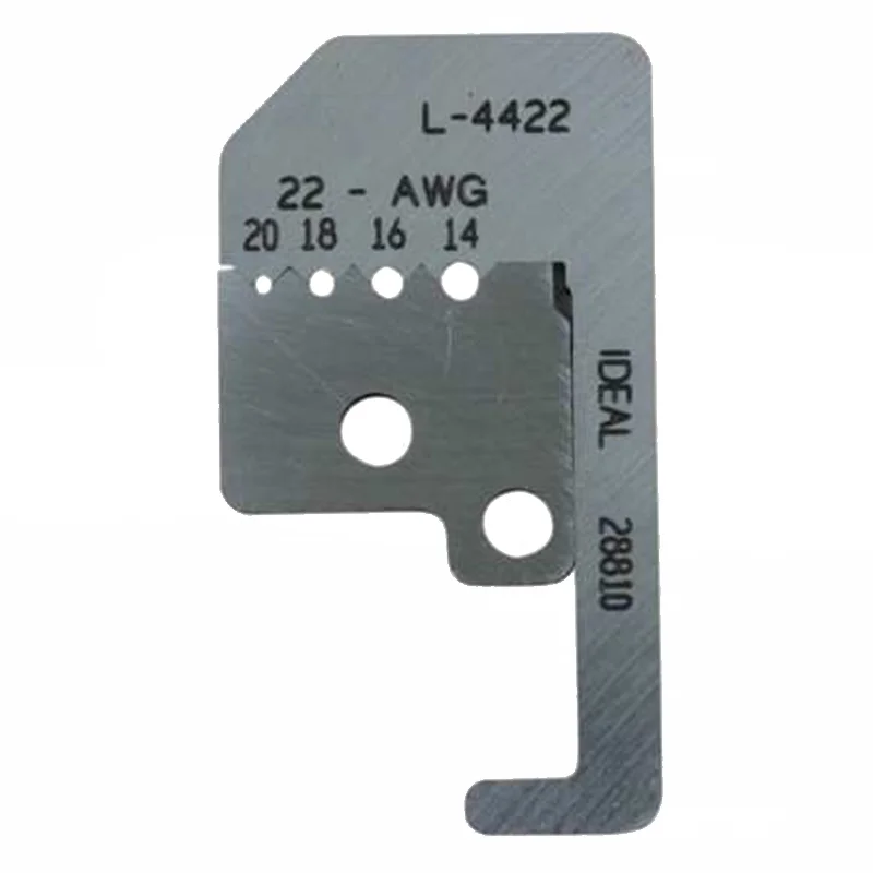 Angle grinders with spindle lock for easy disc changes-Wire cutters for cutting plastic-insulated wires-Ideal L-4422 Replacement Blades for 45-093, 14-22 AWG