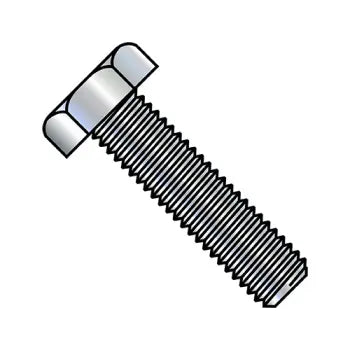 High-strength bolts for heavy-duty applications-JFAST 3128BHT - 5/16-18X1 3/4  Hex Tap Bolt Low Carbon Fully Threaded Zinc, Case Quantity: 
500