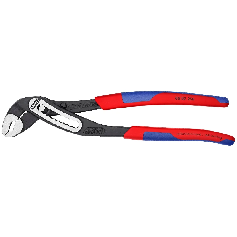 Pliers with built-in wire stripping capabilities-Knipex 88 02 250 SBA 10" Alligator® Water Pump Pliers