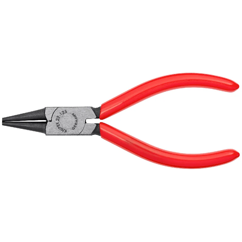 Heavy-duty combination pliers for gripping and cutting-Knipex 22 01 125 5" Round Nose Pliers