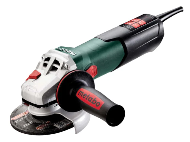 Angle grinders with ergonomic handles for comfort-Metabo WEV 11-125 Quick Angle Grinder 1100W 240V