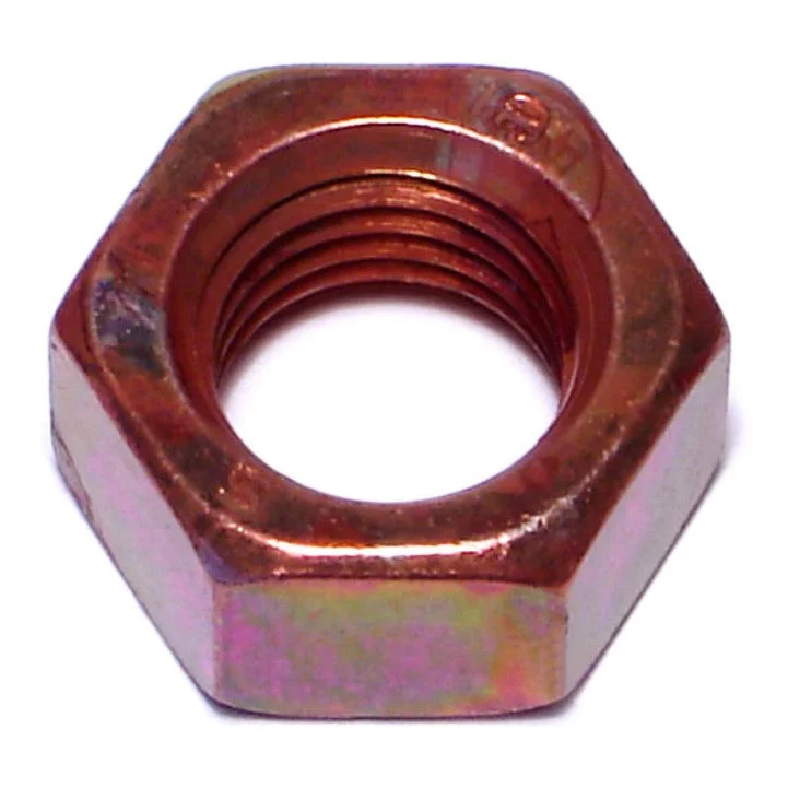 Crimp nuts for electrical wire connections-16mm-2.0 Zinc Plated Class 8 Steel Coarse Thread Hex Nuts (78 pcs.)