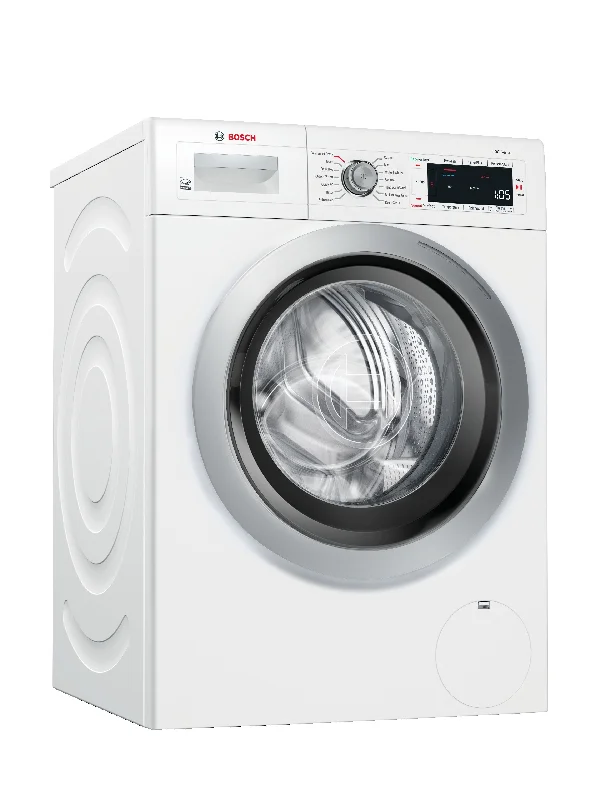 Large flat washers for foundation bolts-Bosch White 500 Series 24" Compact Washer (2.2 Cu.Ft.) - WAW285H1UC