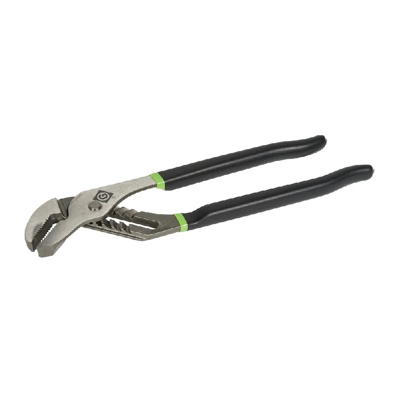 Strong jaw pliers for gripping and holding materials-Greenlee 0451-12D - Pliers, Pump 12" Dipped